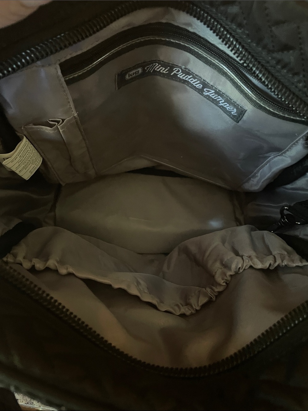 lug Black Quilted Multi-Pocket tote - Picture 3 of 7